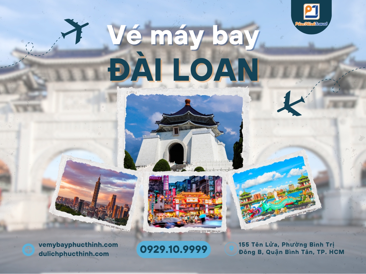 vé máy bay đi đài loan vé máy bay phúc thịnh