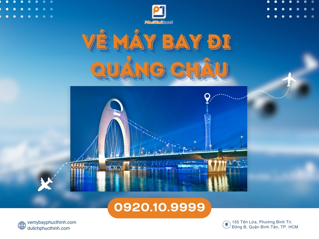 vé máy bay đi quảng châu