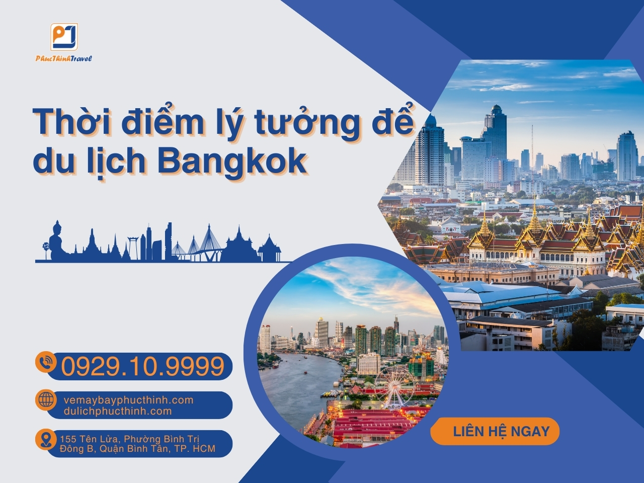 thời điểm l&yacute; tưởng để du lịch bangkok