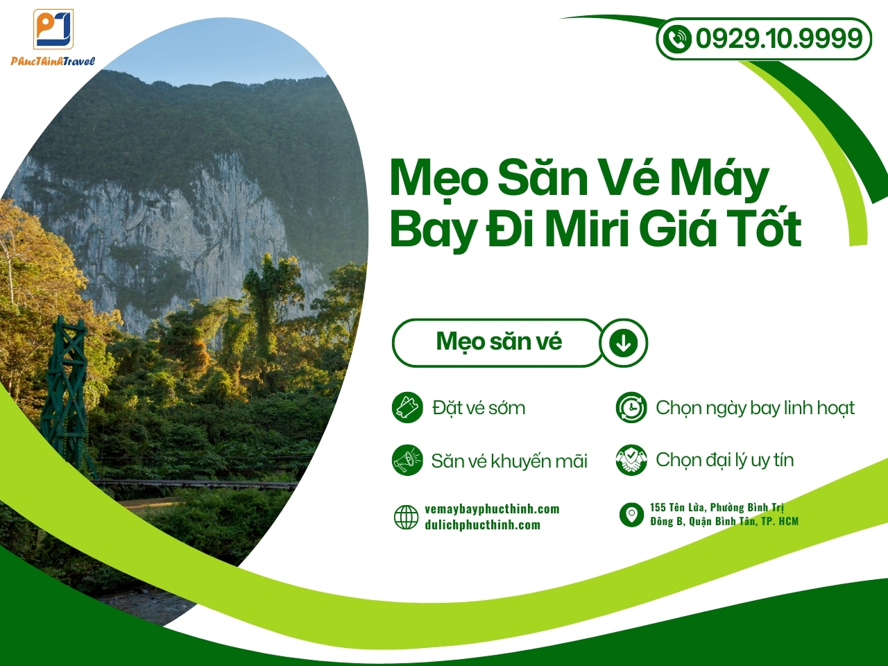 vé máy bay đi miri giá rẻ