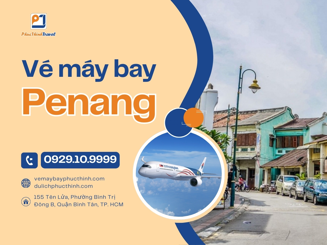 Vé máy bay đi Penang giá rẻ